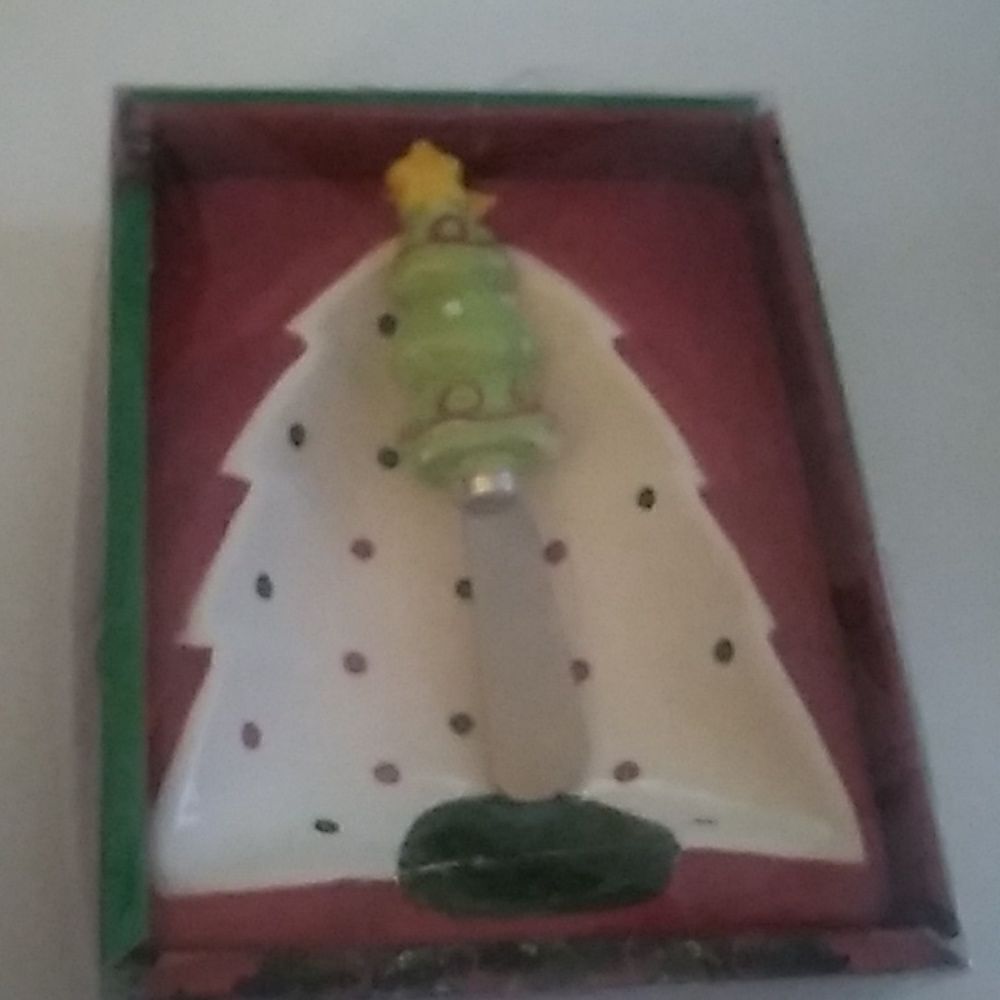 Holiday Spreaderand Dish Set